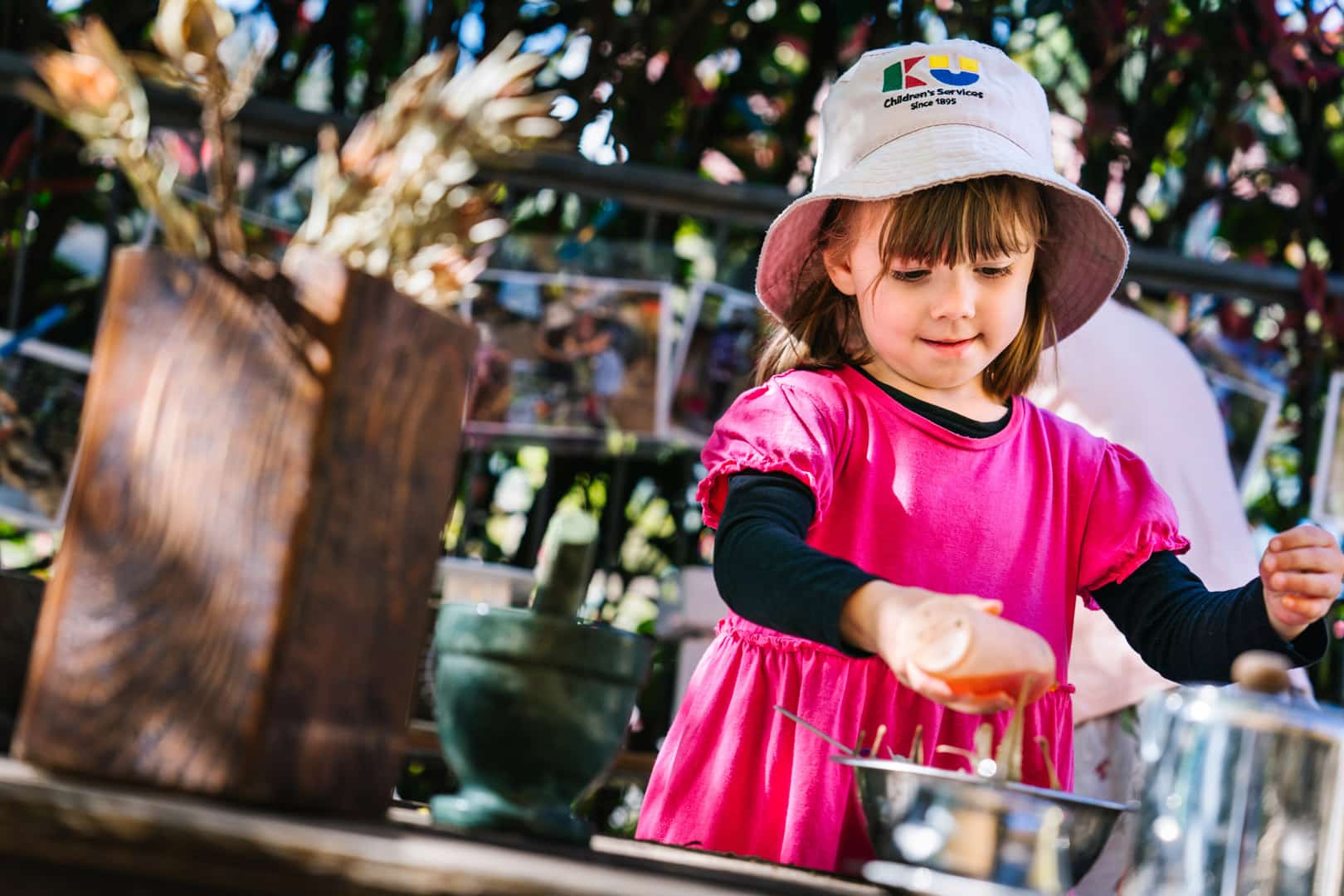 Child at KU Bel Air childcare