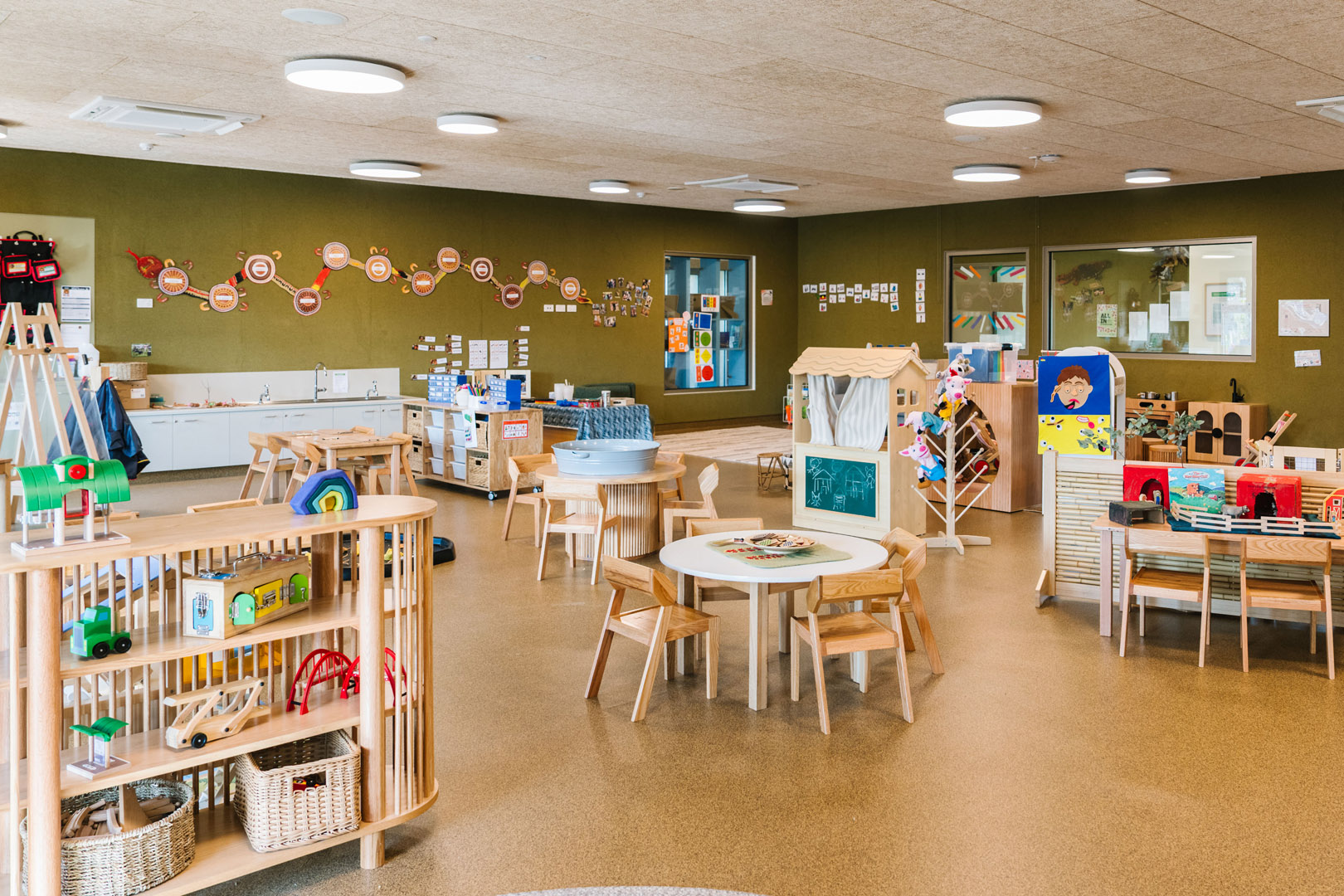 Indoor play space at Biyala Kindergarten in Armstrong Creek