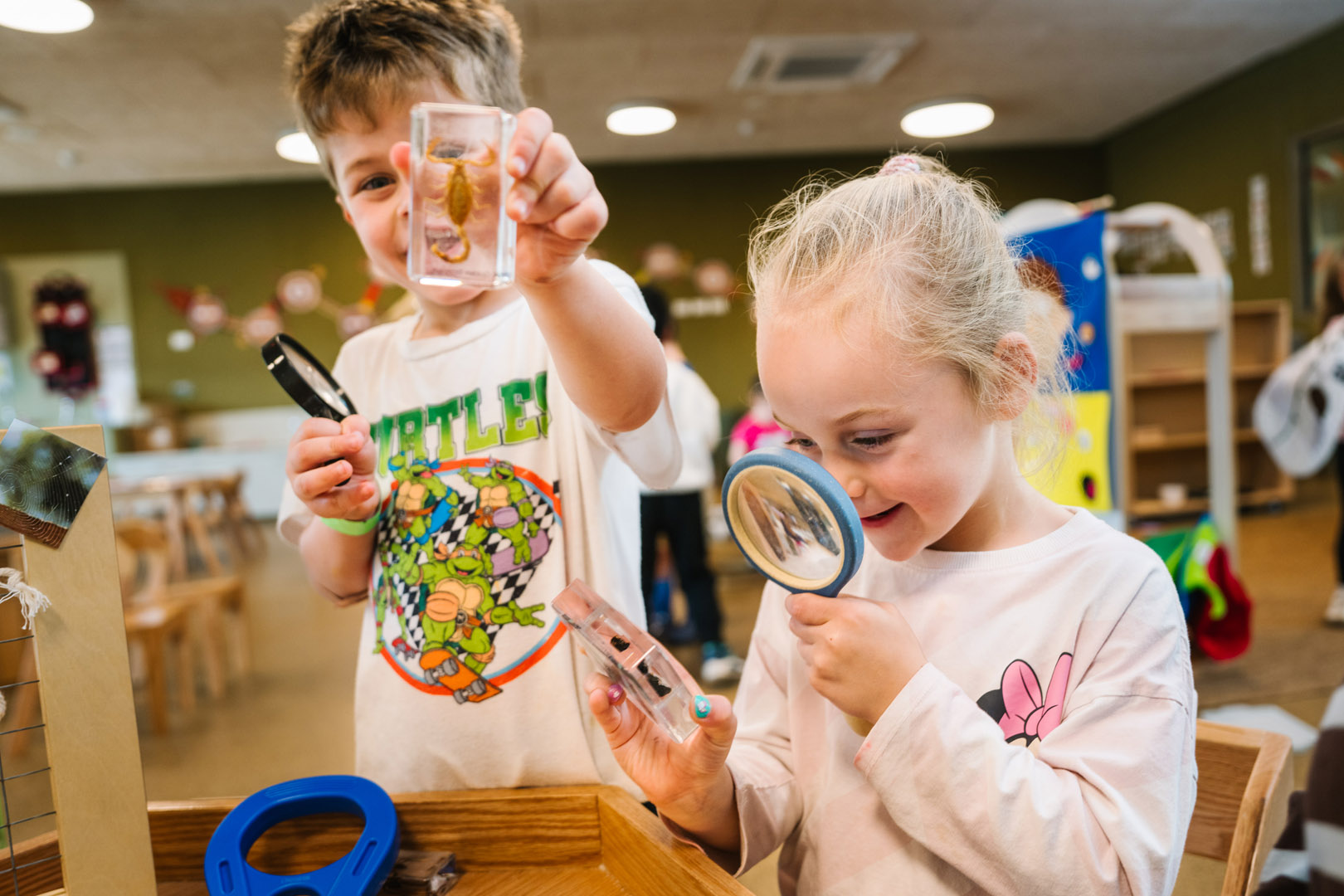 Children engaged in play at Biyala Kindergarten in Armstrong Creek