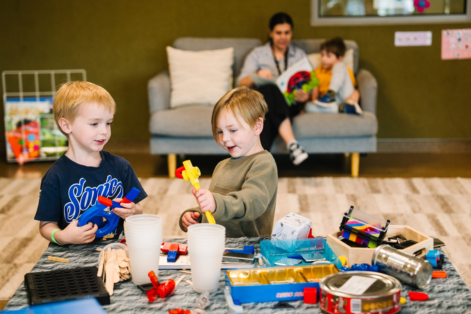 Children engaged in play at Biyala Kindergarten in Armstrong Creek