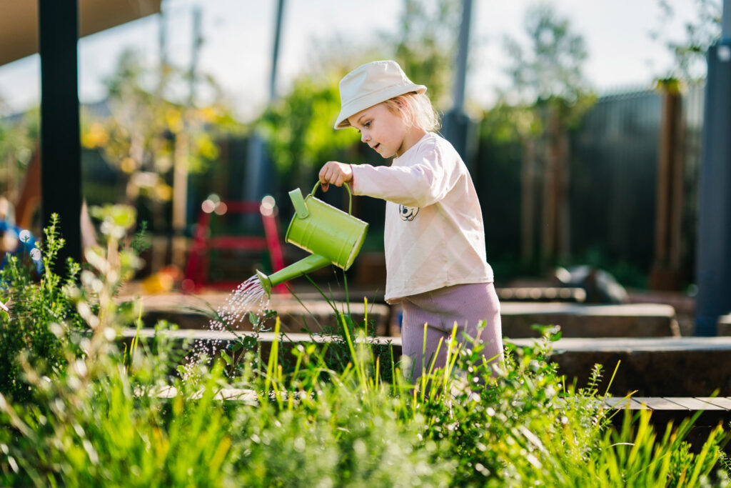 Gardening at Biyala Kindergarten in Armstrong Creek