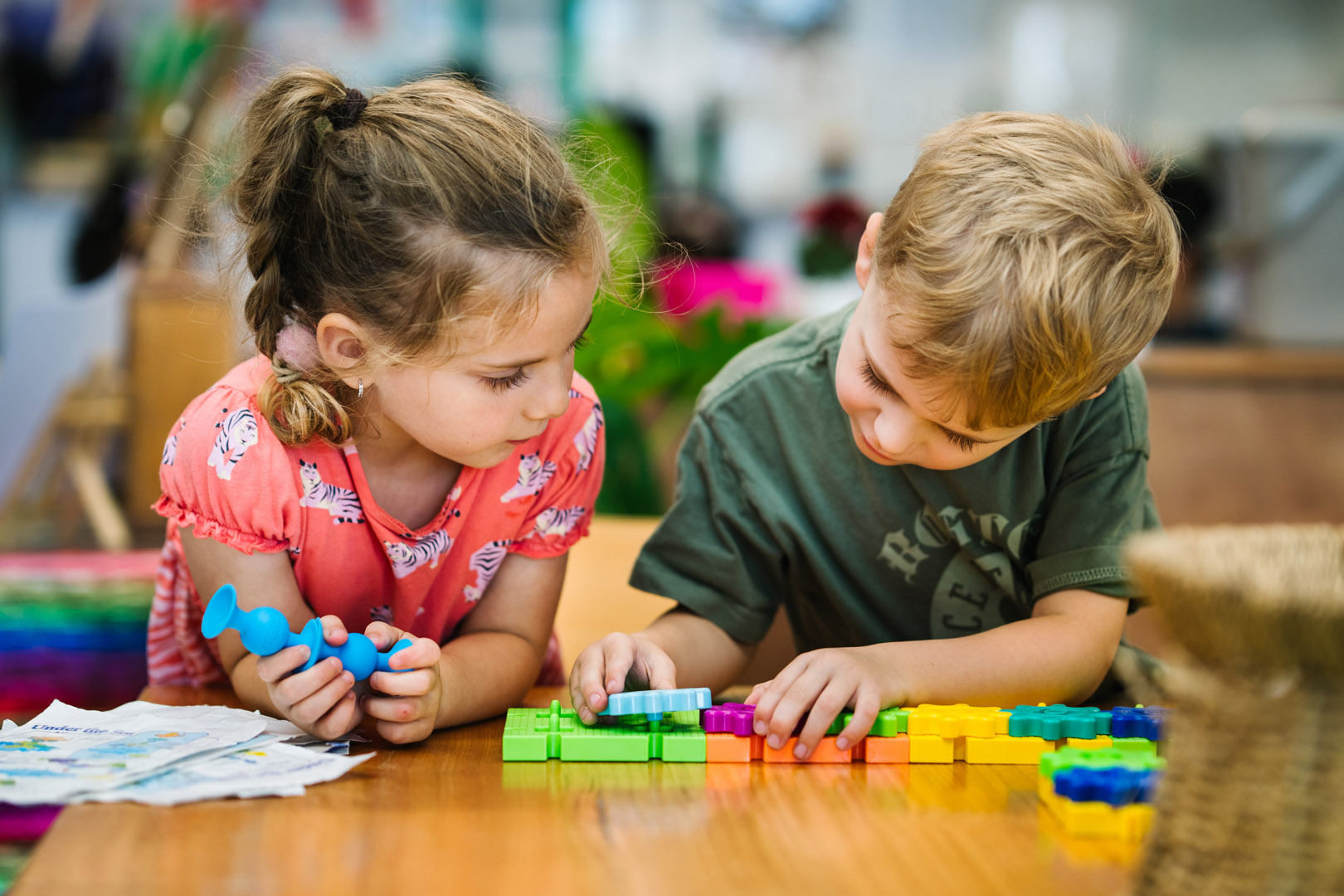 Children playing at kinder in Armstrong Creek