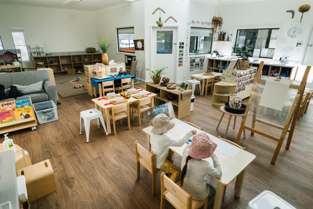 KU Ashmont childcare indoor learning environment