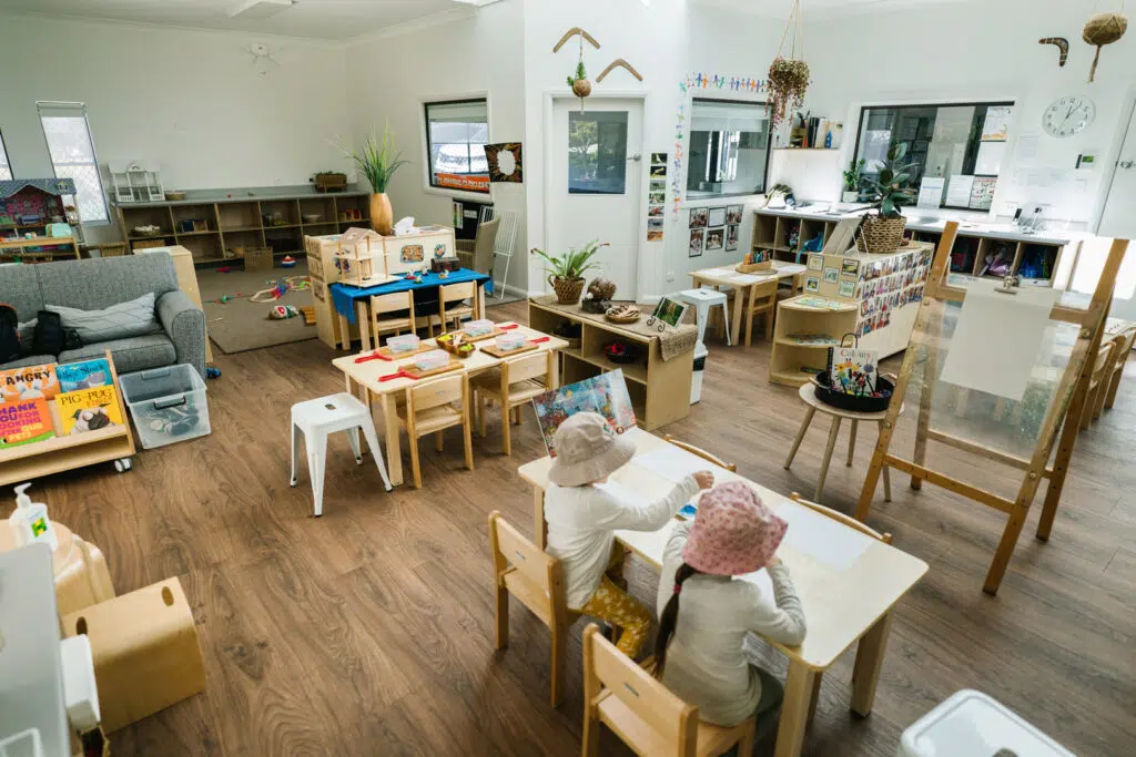 KU Ashmont childcare indoor learning environment