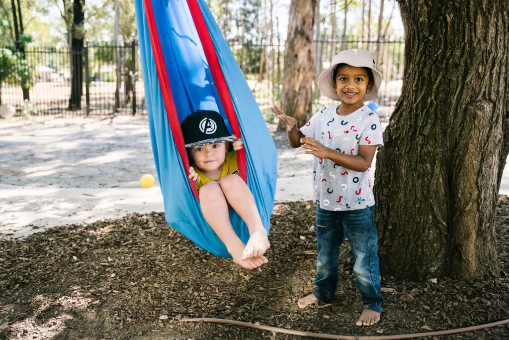 Children playing at KU Ashmont childcare