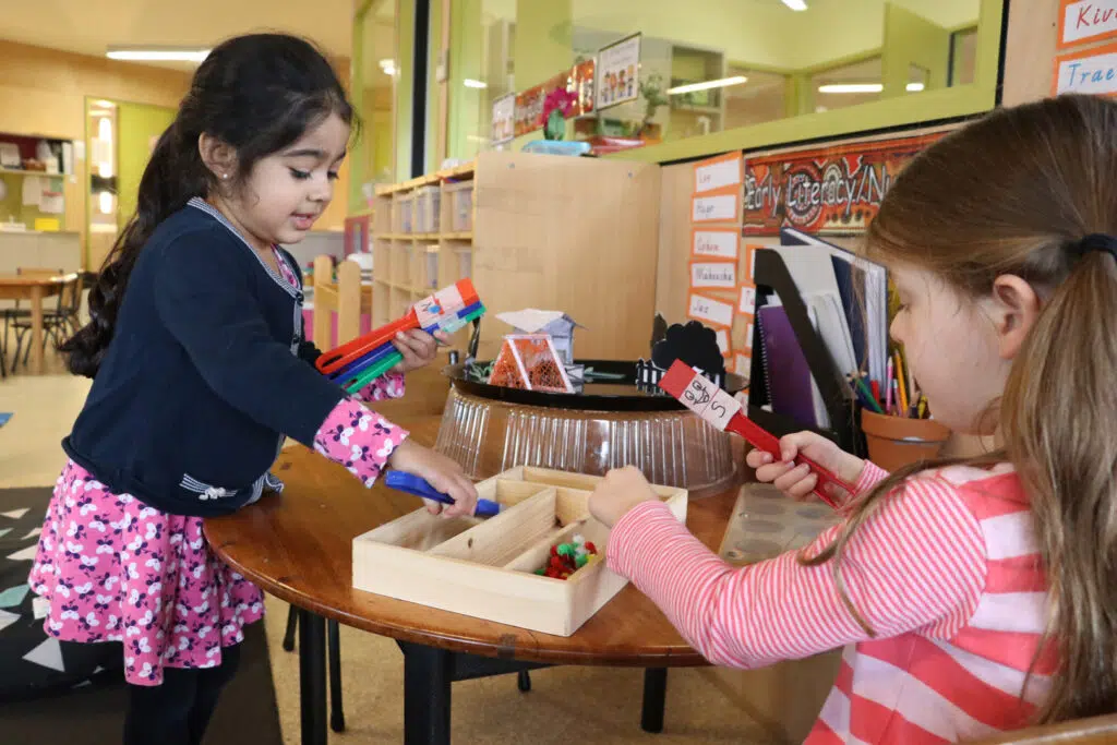 Children interacting at KU Craigieburn childcare