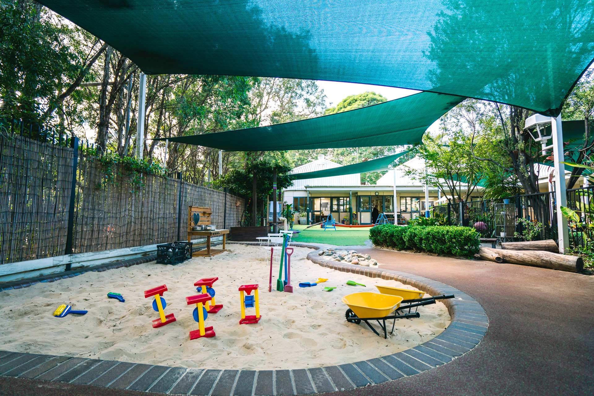 Sandpit area at Darlington childcare
