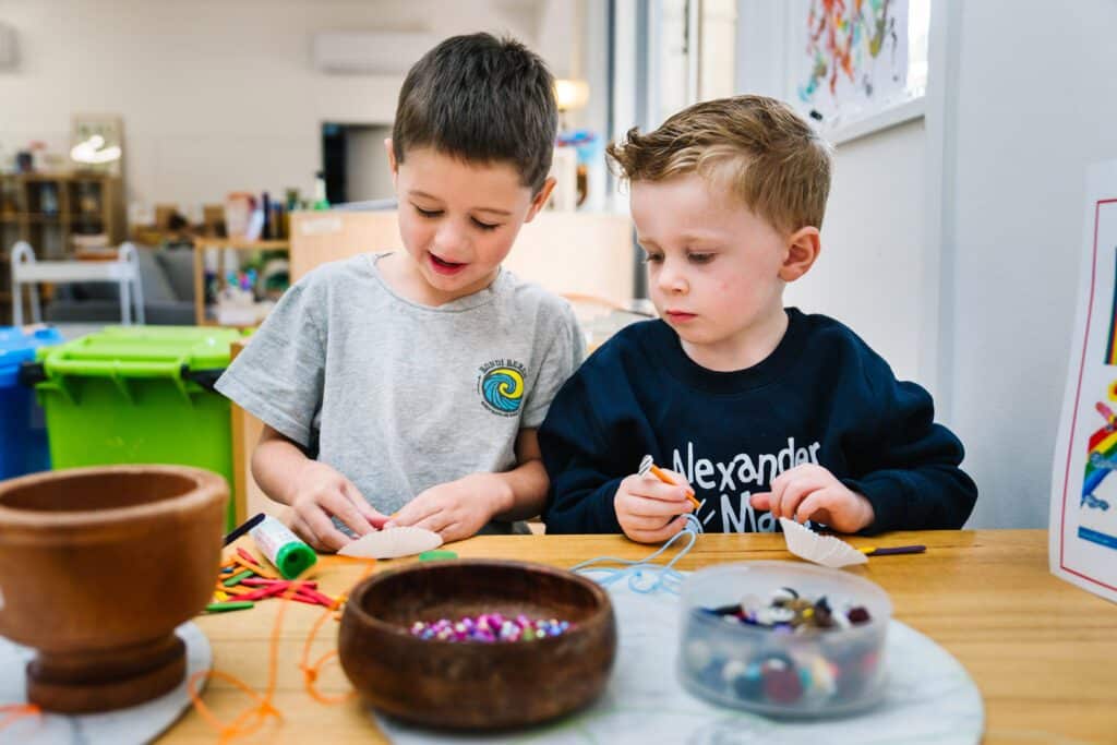 Children playing at Alexander Magit Kindergarten in Ferntree Gully