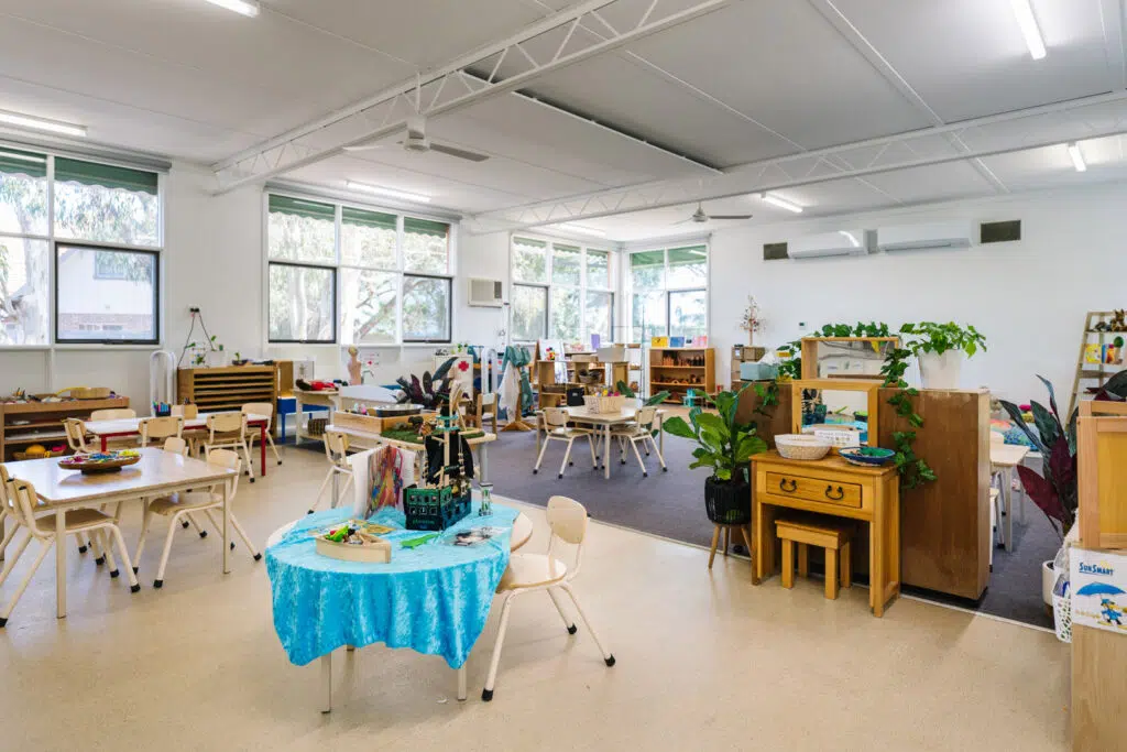 Indoor environment at FW Kerr Kindergarten in Ferntree Gully