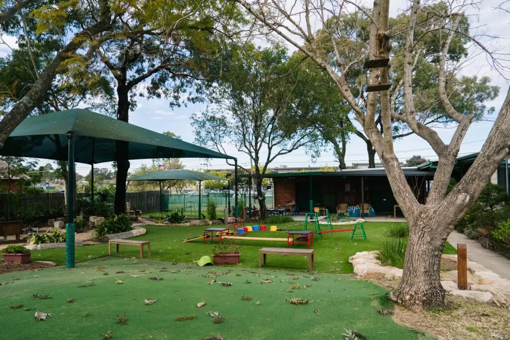 KU Georges Hall childcare outdoor environment
