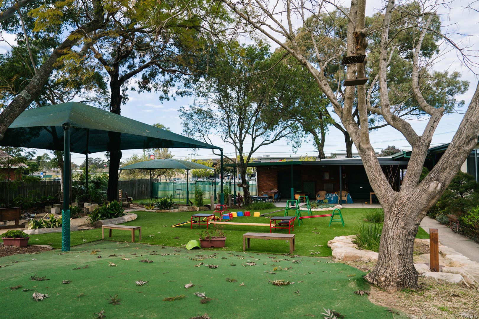 KU Georges Hall childcare outdoor environment