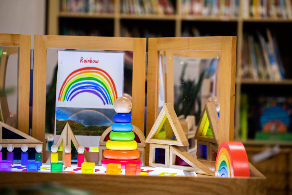 KU Heathcote childcare indoor learning environment