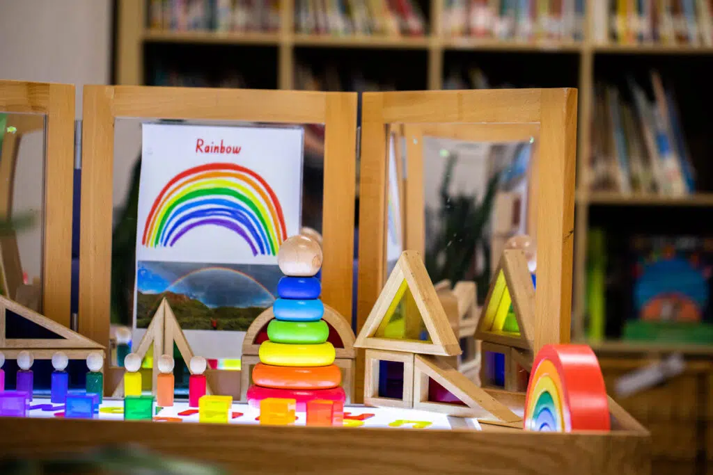 KU Heathcote childcare indoor learning environment