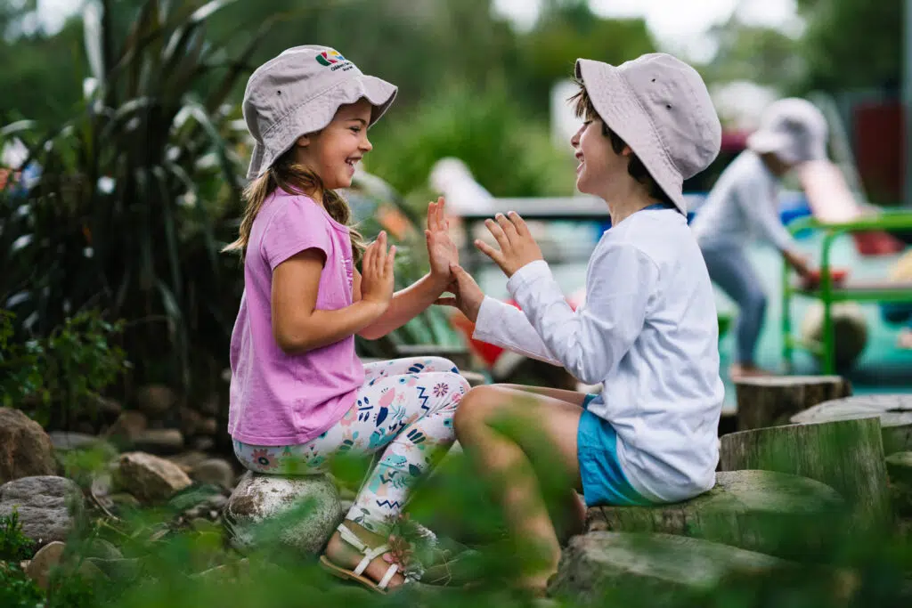 Children interacting at KU Kahibah Road childcare
