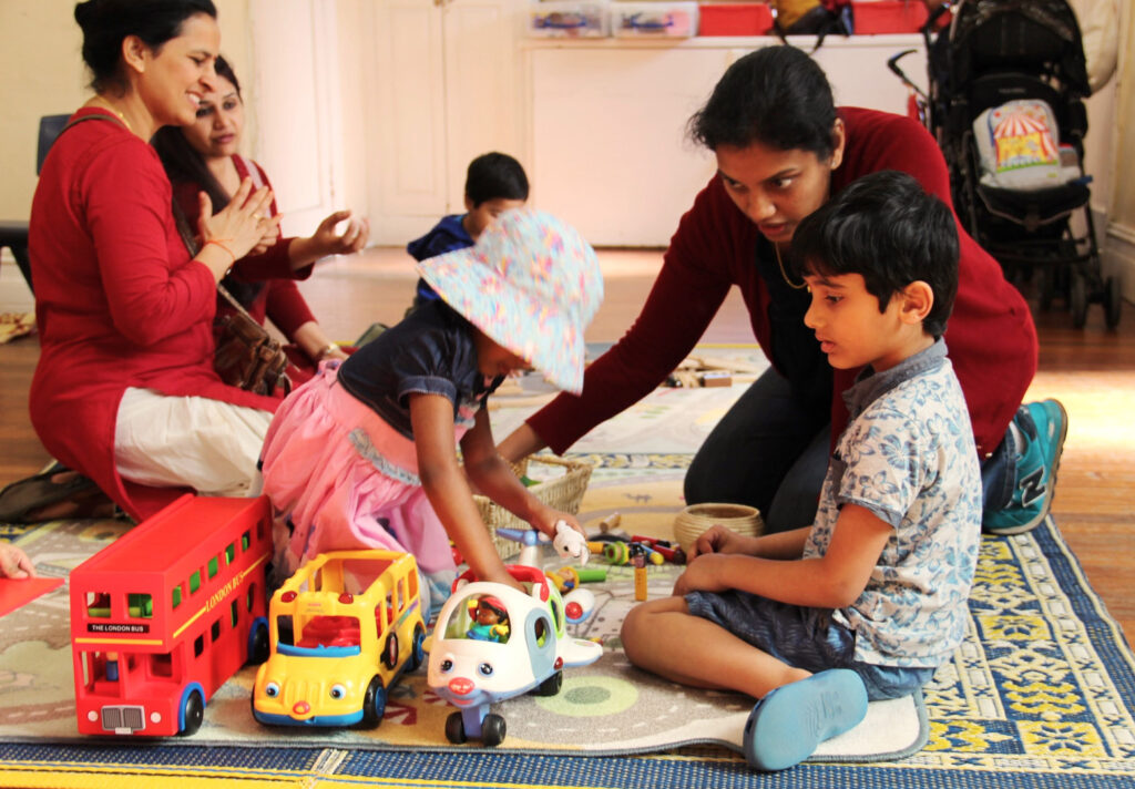 KU IWSP Homebush childcare educators interacting with children