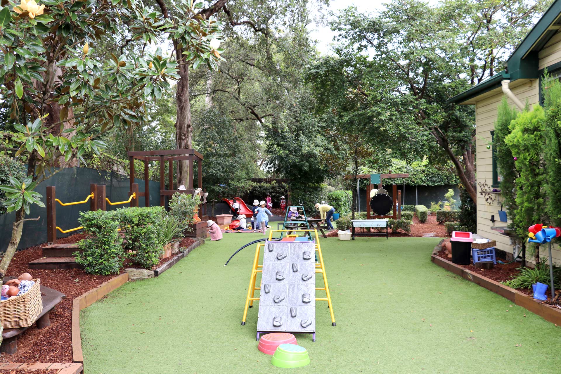 Outdoor environment at Killara childcare