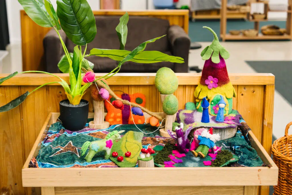 indoor setup at KU Knoxfield Childcare
