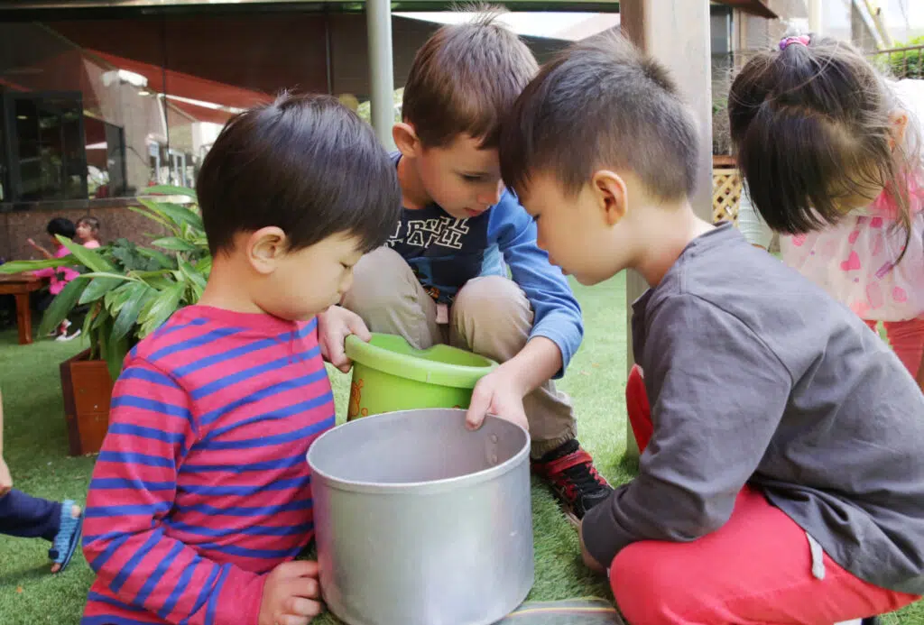 Children interacting at KU Kogarah childcare