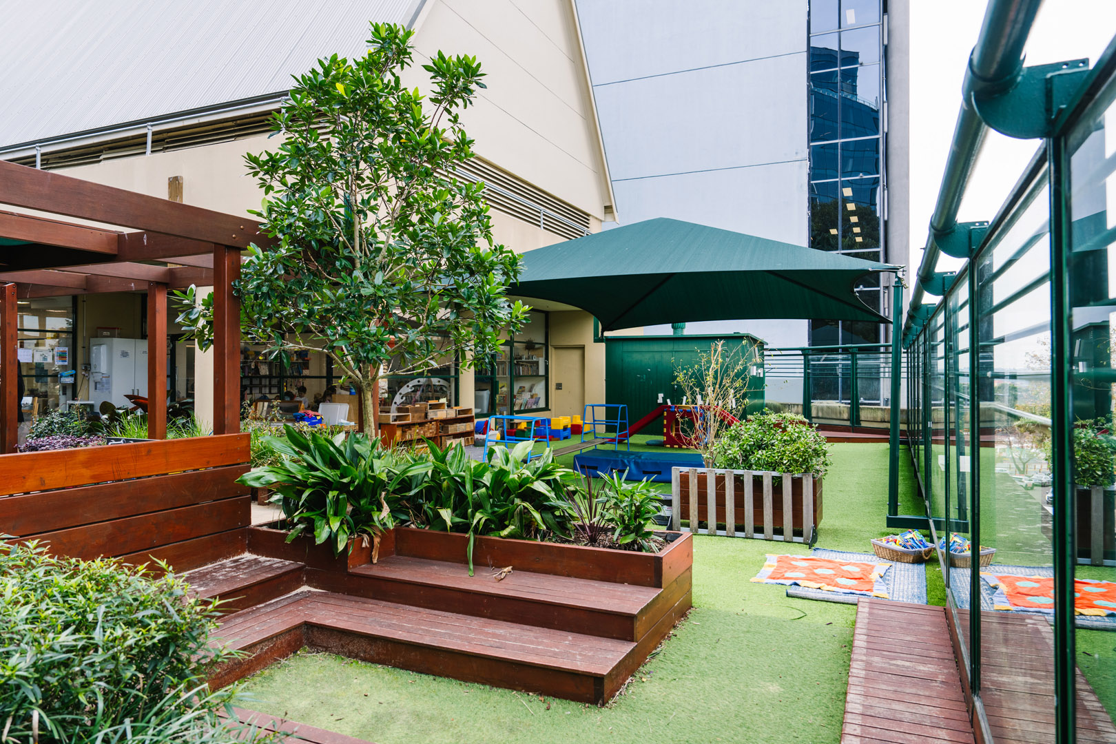 Outdoor environment at North Sydney childcare