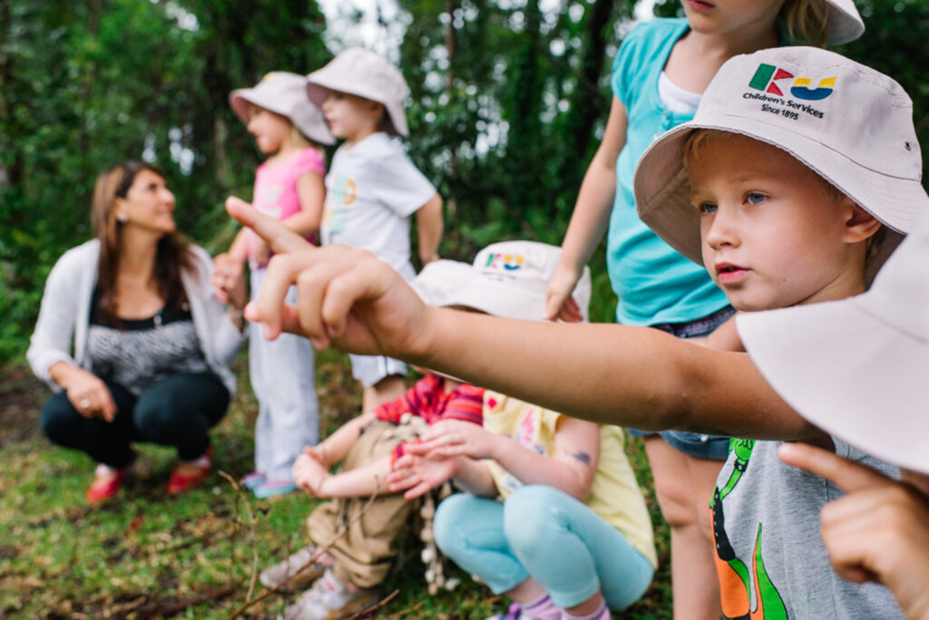 Child at KU Ourimbah childcare