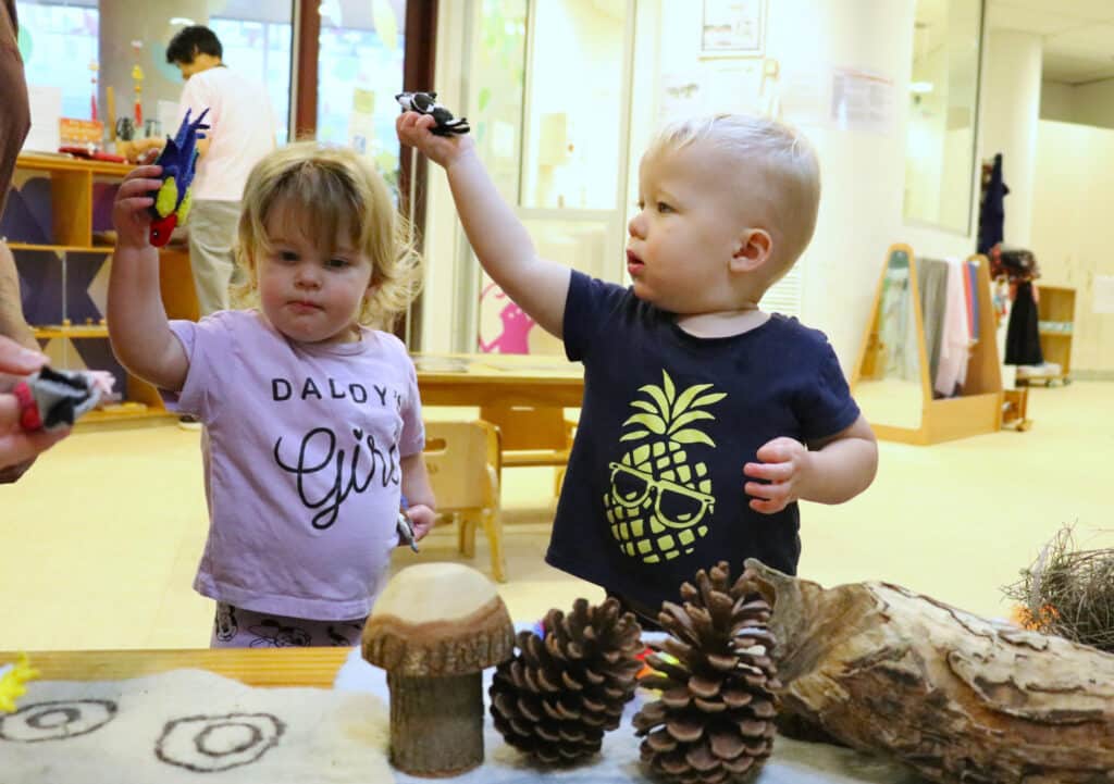 Children playing at KU Treehouse childcare in Sydney CBD
