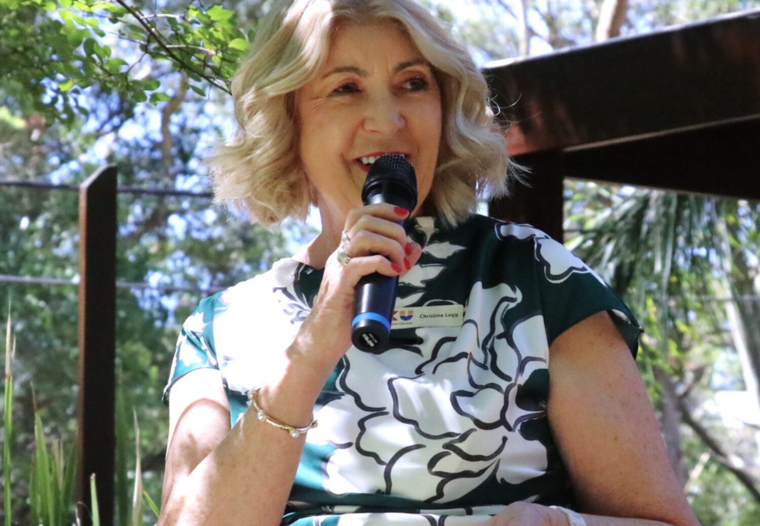 Chris Legg speaking at the KU Chatswood West Preschool Celebrates 70th Anniversary