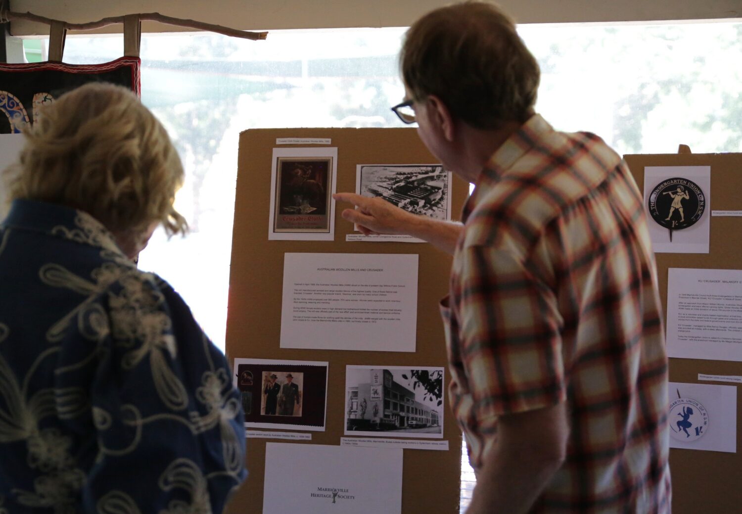 KU Crusader Preschool celebrates 80th anniversary 7 KU Crusader Preschool historic display
